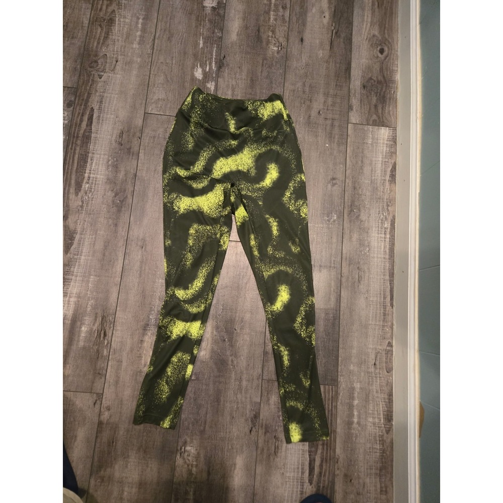 GymShark Women's Moss Olive Print GS POWER ORIGINAL Leggings, Size S